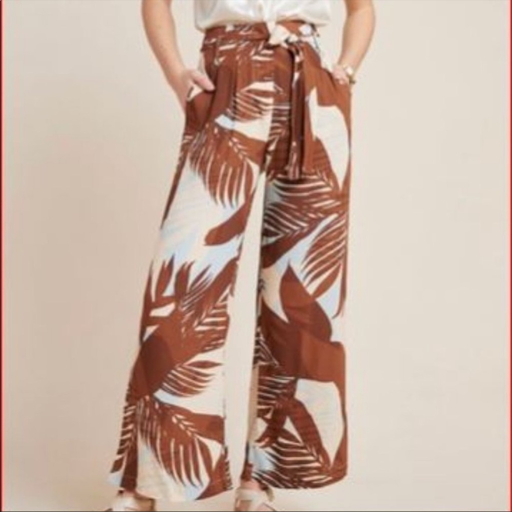 New with tags Anthropologie DRA Los Angeles palm wise leg pants